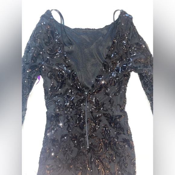 Windsor Kimmy Formal Sequin Mini Dress - Picture 9 of 9